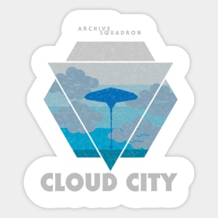 Sky Guy Cloud City Sticker